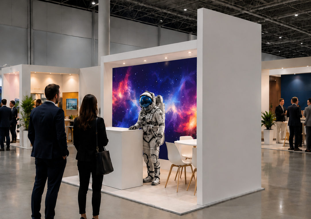 Painel de LED Valenix aplicado em evento corporativo